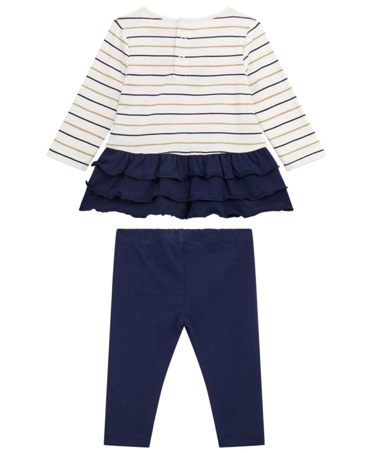 Guess Baby Girl Long Sleeve T-Shirt and Legging Set