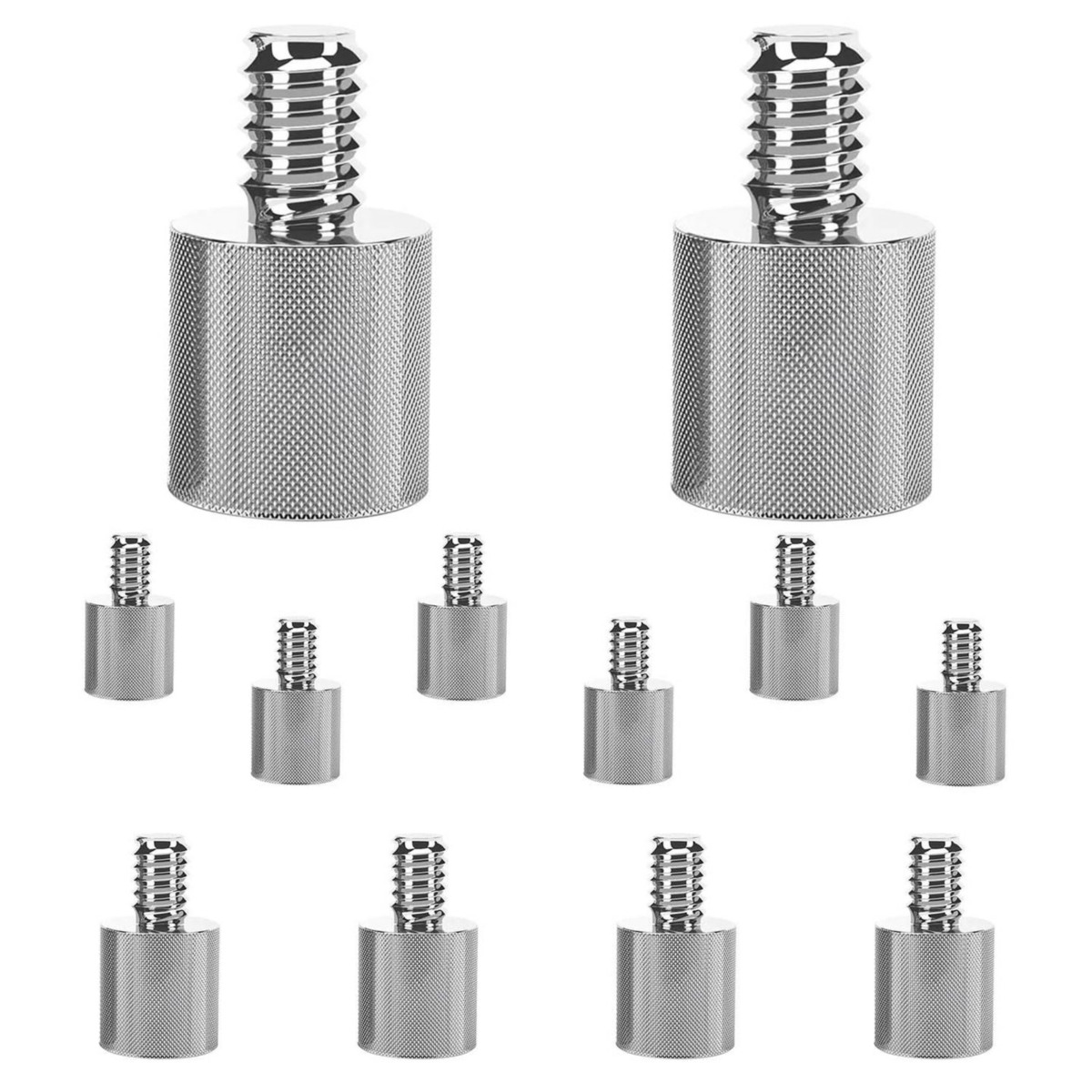 5 Core Mic Stand Adapter 12 Pieces 5/8 Female to 1/4 Male Screw Thread Conversion Connector