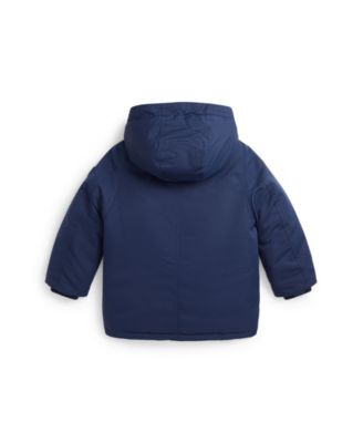 Toddler and Little Boys Artificial-fur-Trim Down Parka Jacket