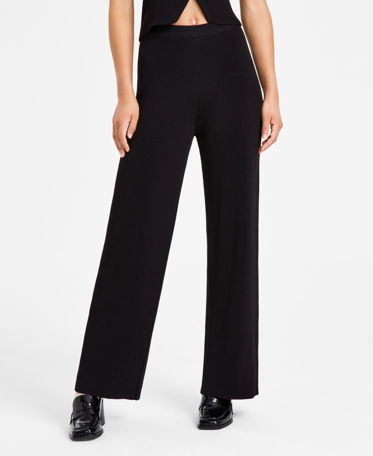 Lucy Paris Women's Grayson Ribbed Bootcut Pants