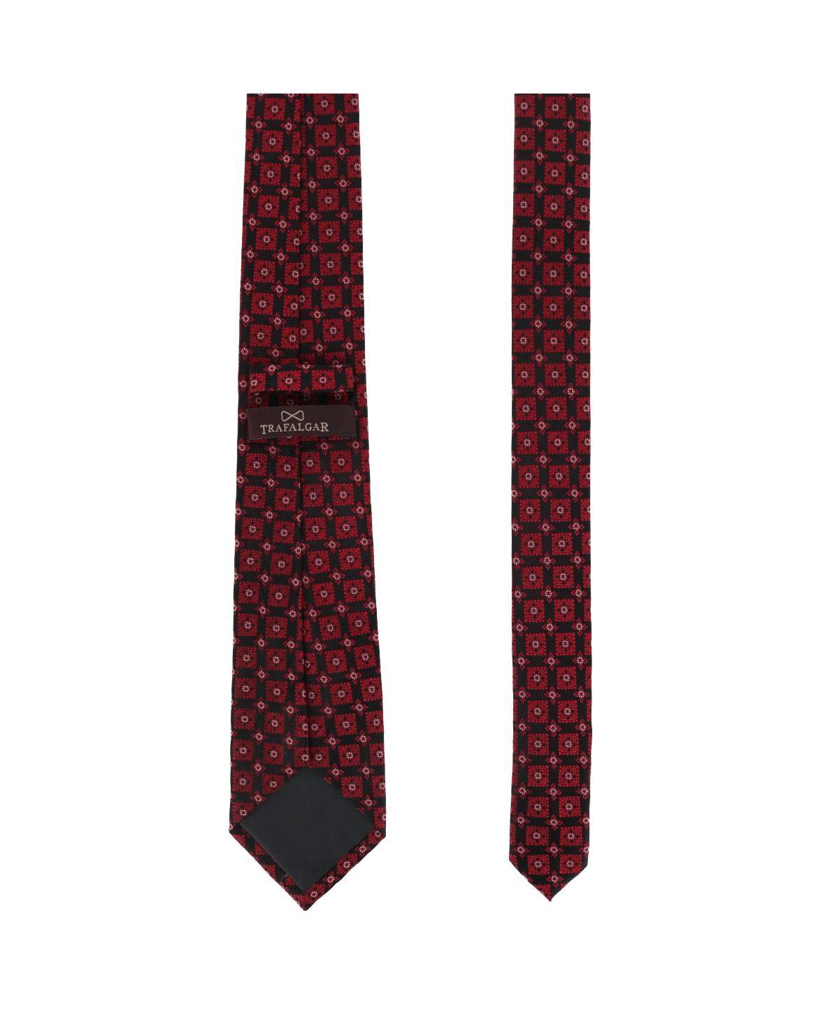 Trafalgar Men's Azzimato Diamond Stately Silk Necktie