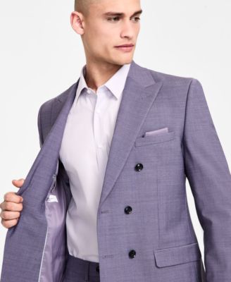 Men's Slim-Fit Peak-Lapel Double-Breasted Suit Jacket, Exclusively at Macy's