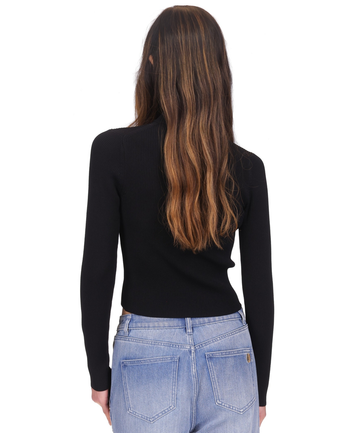 Michael Michael Kors Women's Ribbed Mock-Neck Sweater