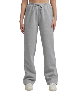 Reebok Women s Fleece Straight Leg Sweatpants Macy s