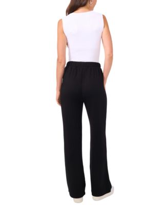 Women's Knit Pull-On Wide-Leg Pants