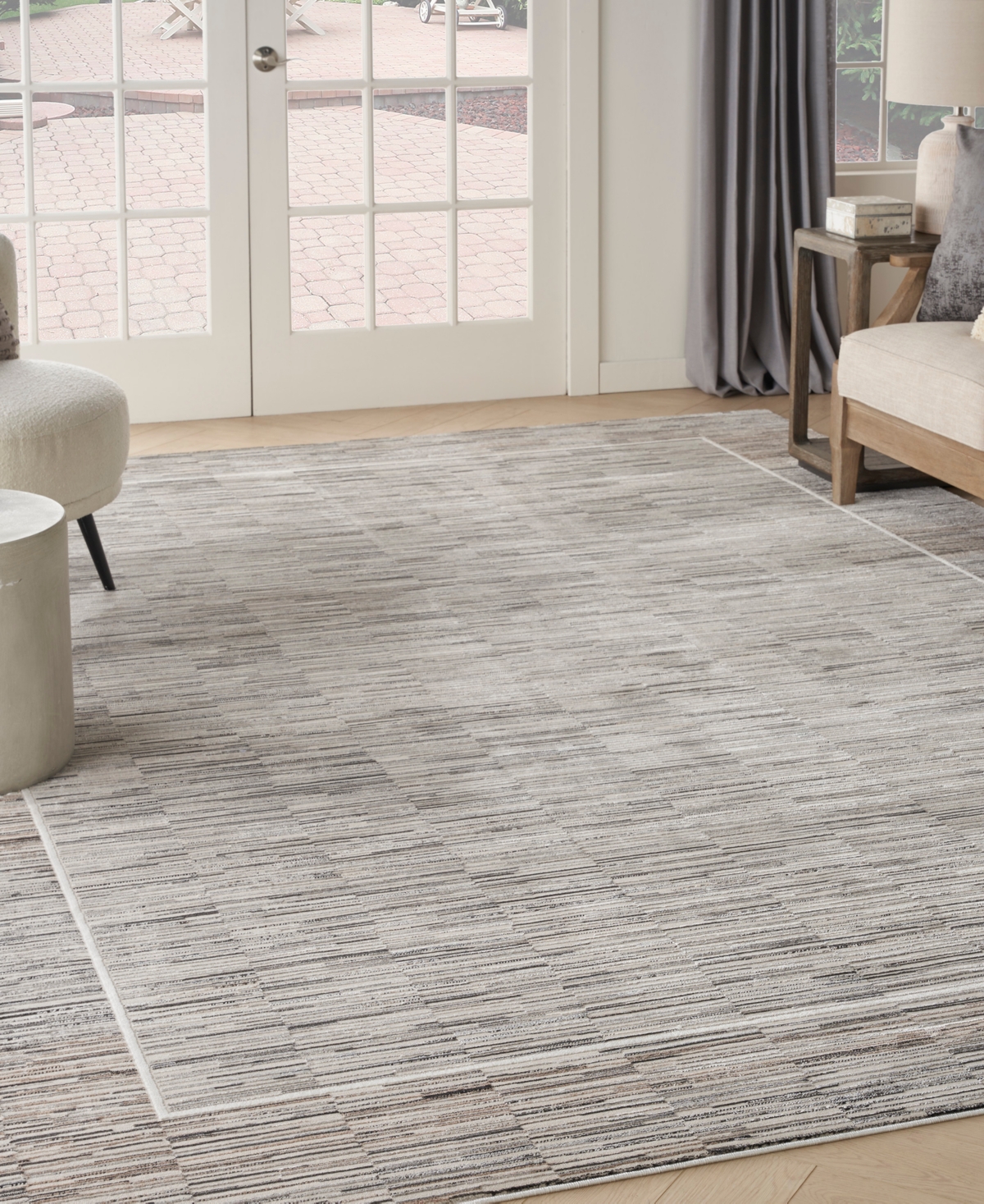 Nourison Home Desire Dsr02 9'x12' Area Rug In Charcoal