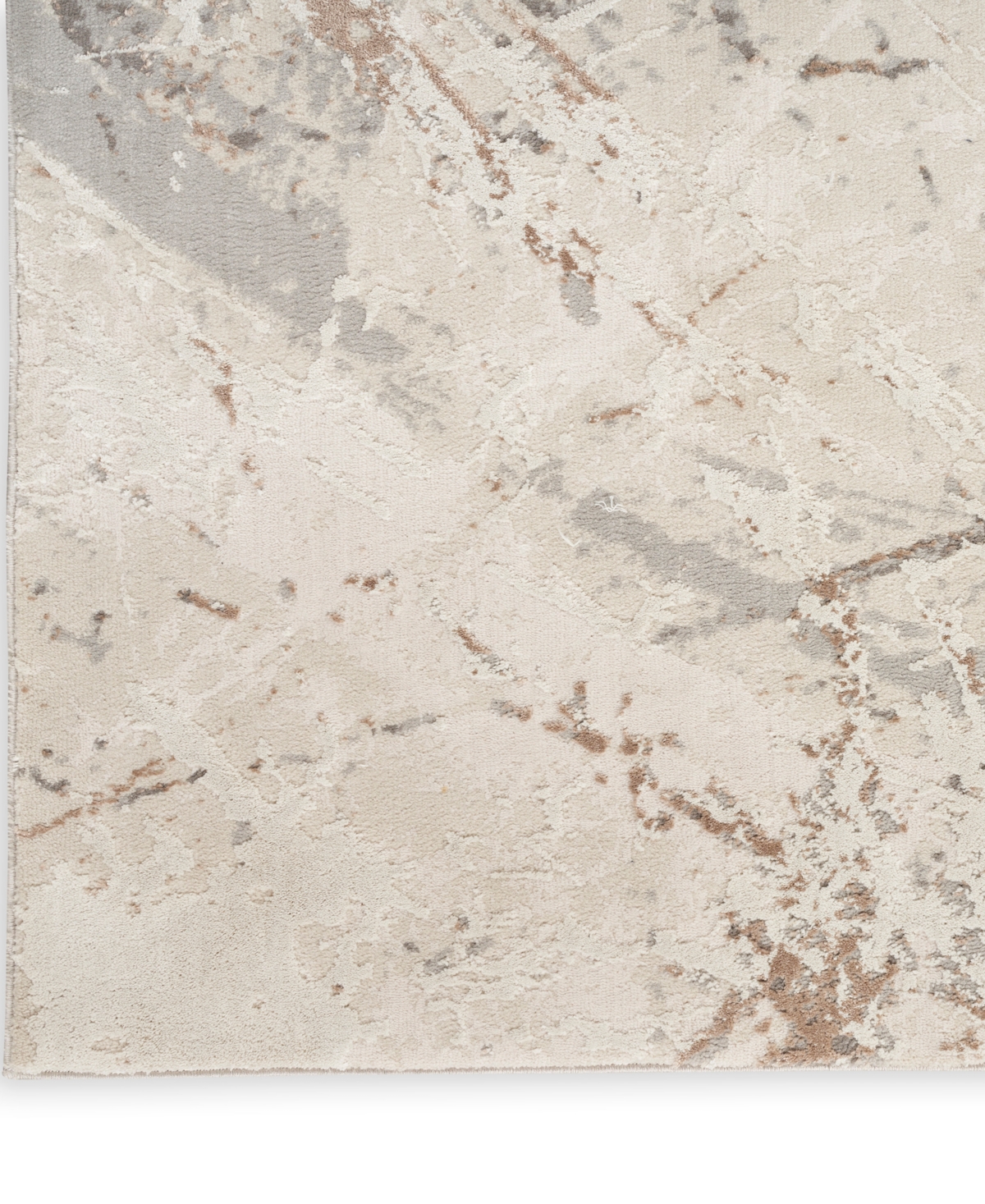 Nourison Home Desire Dsr04 5'3"x7'3" Area Rug In Cream,gray