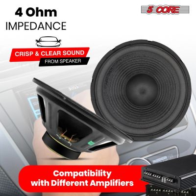Subwoofer Speaker 12 Inch Car Subs 1200W Peak Pro Audio 4Ohm Replacement Subwoofers Para Carro - 1PC