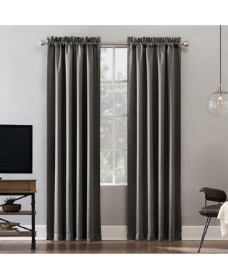 Oslo Theater Grade Extreme 100% Blackout Rod Pocket Curtain Panel