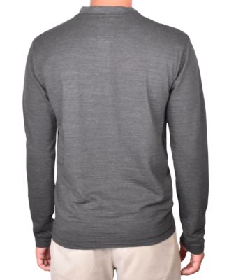 Vintage 1943 Men's Burn Out Slub Henley Shirt