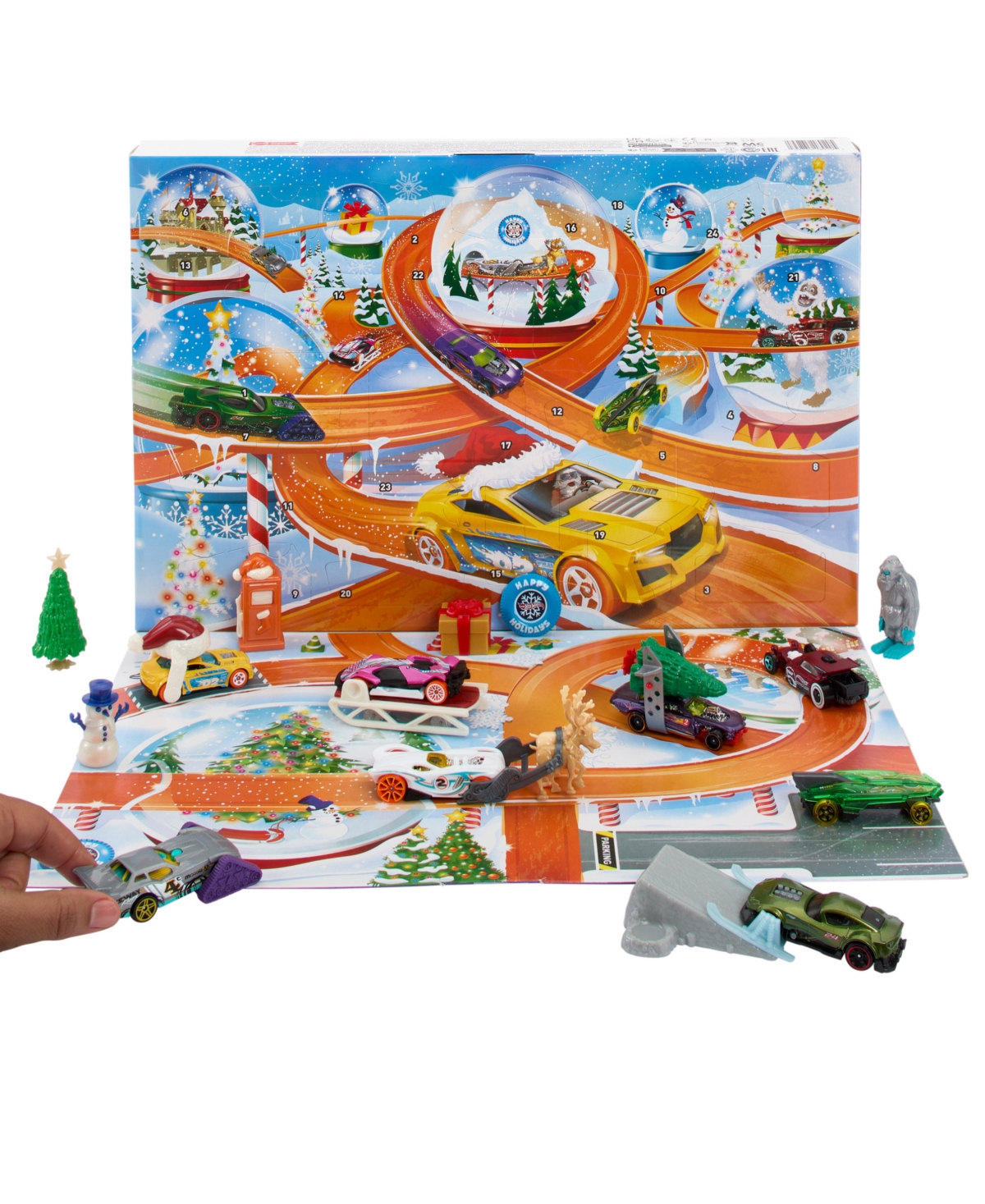 Hot Wheels Kids' Advent Calendar 2024 Toy Cars In Multicolor ModeSens