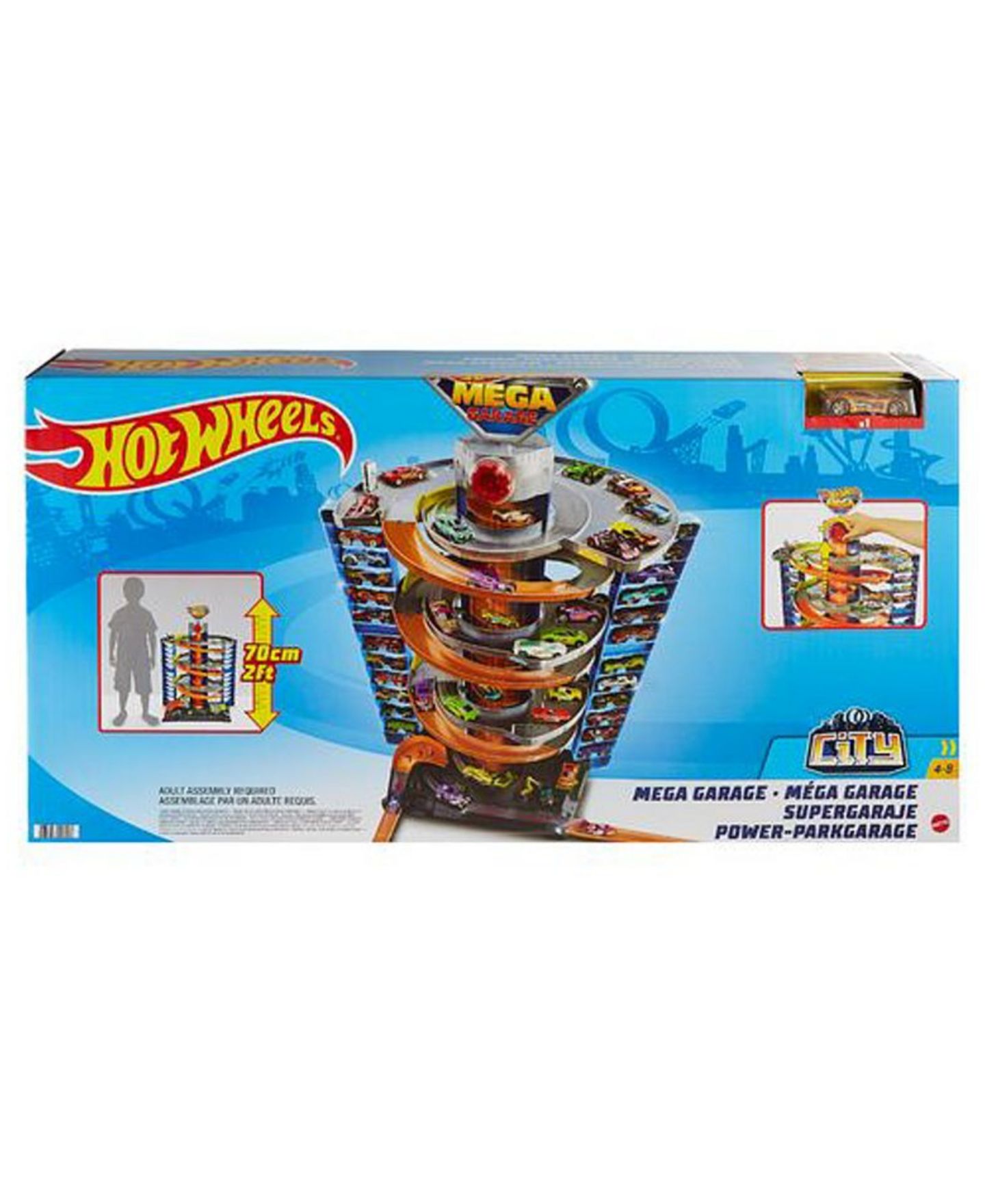 Детские игрушки Hot Wheels City Mega Garage Playset Cars — фото 4
