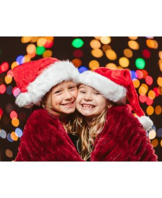 Premium Ruched Faux Fur & Mink Reversible Blanket, Throw