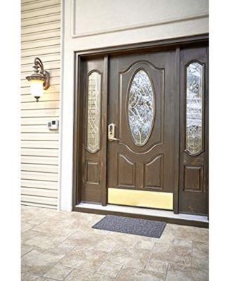 Non-Slip Doormat for Entry, 18" x 30", Waterproof Mat, Grey