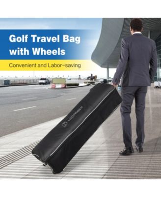 Soft-Sided Golf Travel Bag with Wheels