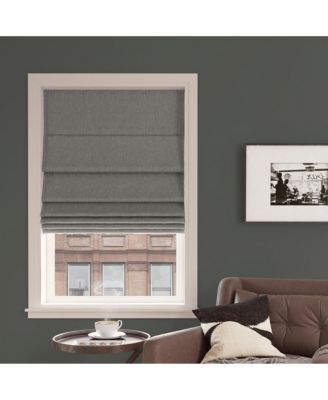 Pryer Textured 100% Blackout Cordless Roman Shade