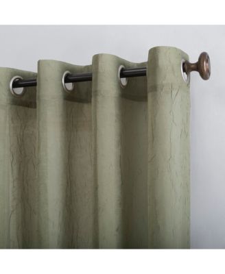 Crushed Sheer Voile Grommet Curtain Panel
