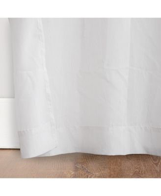 Crushed Sheer Voile Grommet Curtain Panel