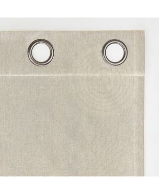 Tresello Tonal Texture Draft Shield Fleece Insulated 100% Blackout Grommet Curtain Panel