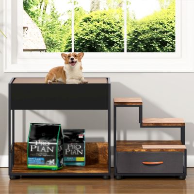 Multi-Level Pet Window Perch with Storage