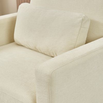 Modern Chenille Accent Chair for Living, Bedroom, Office
