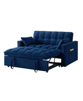 4-in-1 Loveseat Sofa Bed with Storage