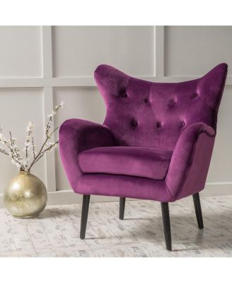 Set of 1 Alyssa Mid-Century Velvet Arm Chair Comfort And Glamour In One