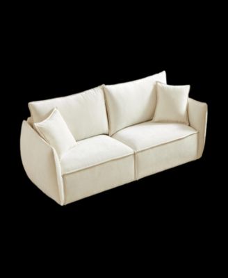 Modern 3-Seater Sofa Combo with Linen Fabric