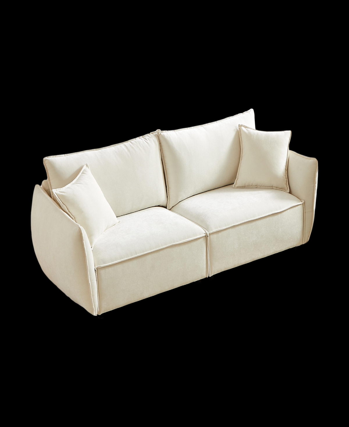 Streamdale Furniture Modern 3-Seater Sofa Combo with Linen Fabric