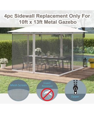 10' x 13' Sidewall Netting for Gazebos & Tents (White)