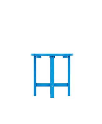 All-Weather Outdoor Patio Round Poly Adirondack Side Table
