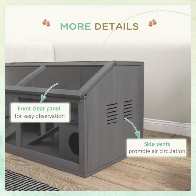 Wooden Hamster Habitat with Accessories