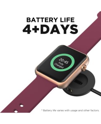 Air 4 Unisex Silicone Strap Smartwatch 41mm