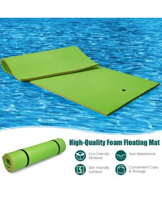 12  x 6  3 Layer Floating Water Pad-Green