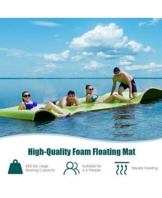 12  x 6  3 Layer Floating Water Pad-Green