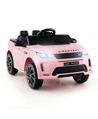 12V Kids Ride On Car with Remote Control Lockable Doors Slow Start System and LED Lights-White