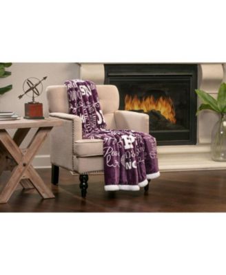 Premium Hope & Faith Sherpa Throw, 50" x 65"