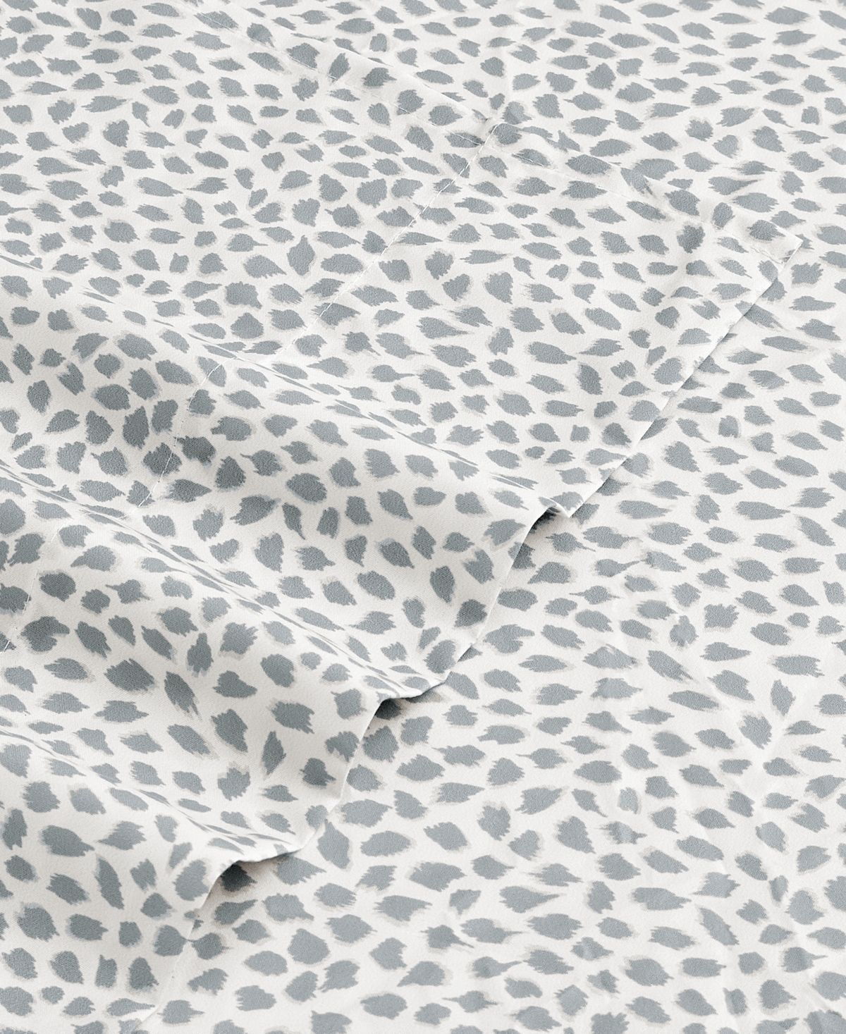 Fairfield Square Collection Microfiber Easy Care Printed 4-pc. Sheet Set, California King In Grey