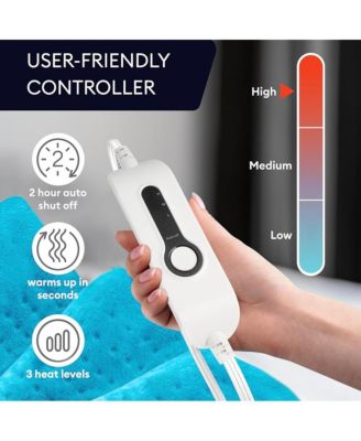 Electric Heating Pad Double Sided Machine Washable 12"x24"