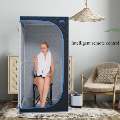 Streamdale Portable Full-Body Steam Sauna Tent with Remote, Chair, and Generator