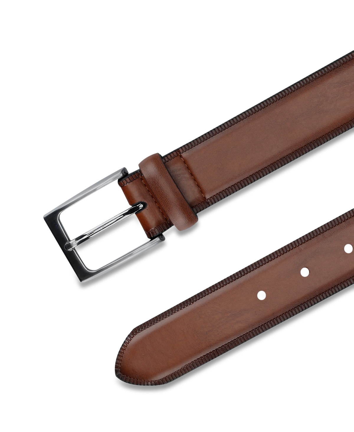 Alfani Men's Embossed Edge Belt, Created for Macy's