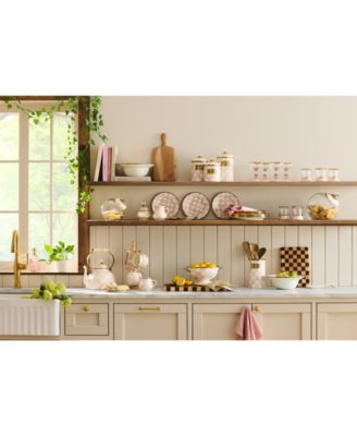 Rosy Check Napkin Holder