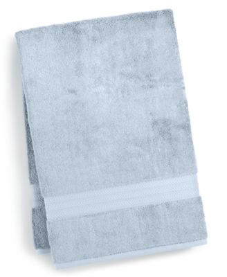 Hotel Collection Finest Elegance Luxury Turkish Cotton Bath Towel, 30" x 56" - Ice Blue, Bath Towel