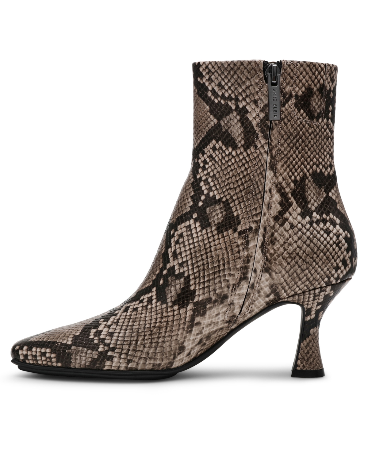 Anne Klein Women's Pablo Snip Toe Dress Booties In Black Croc