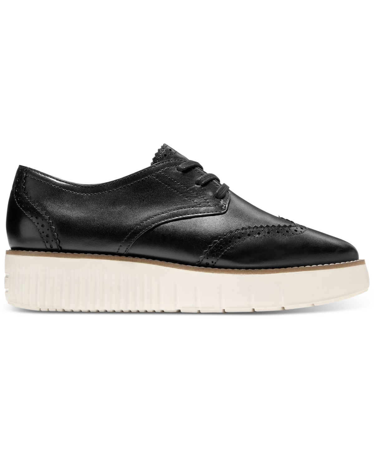 Cole Haan Women's Grand City Platform Oxford Flats - Ivory