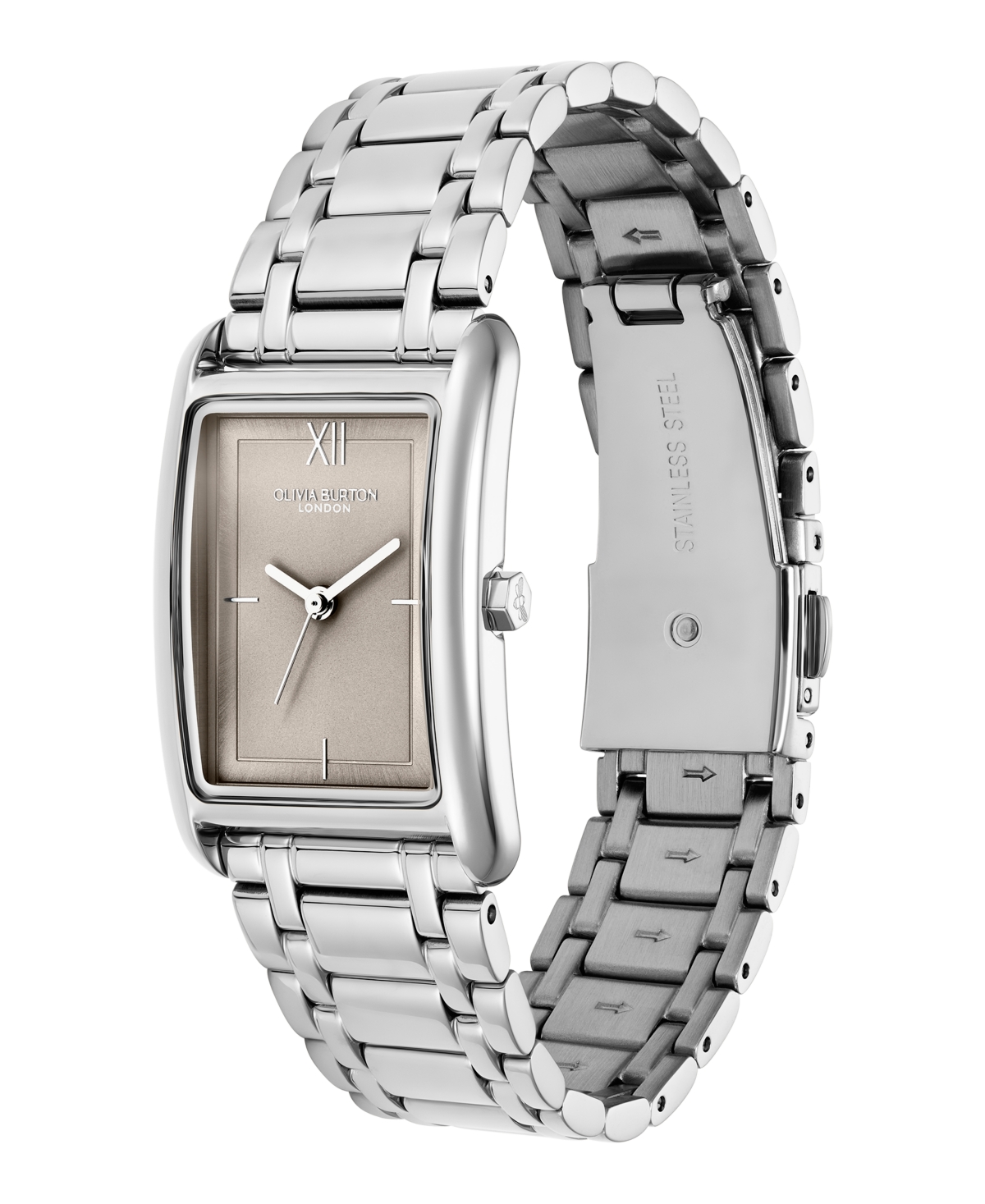 Olivia Burton Women's Grove Silver Stainless Steel Watch 23mm In Silver