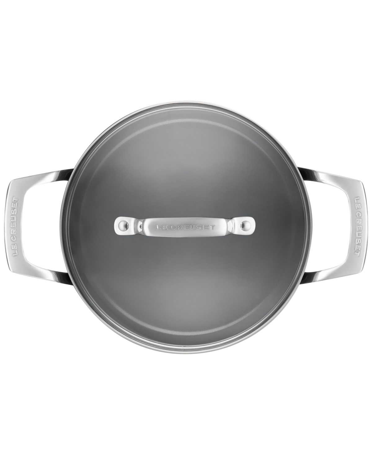Le Creuset Essential Non-stick Ceramic Stockpot With Glass Lid, 4-quarts In No Color