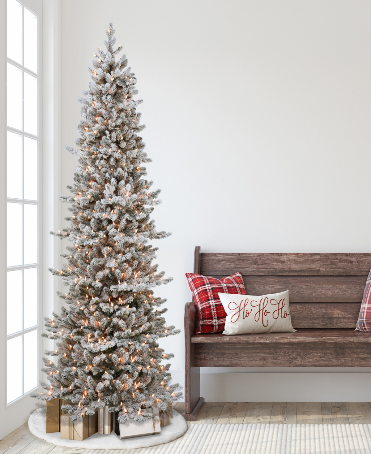 Puleo Pre-lit Artificial Tree 7.5 Ft In Green