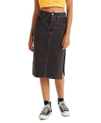 Levi's - Women's Denim Pencil Midi Skirt
