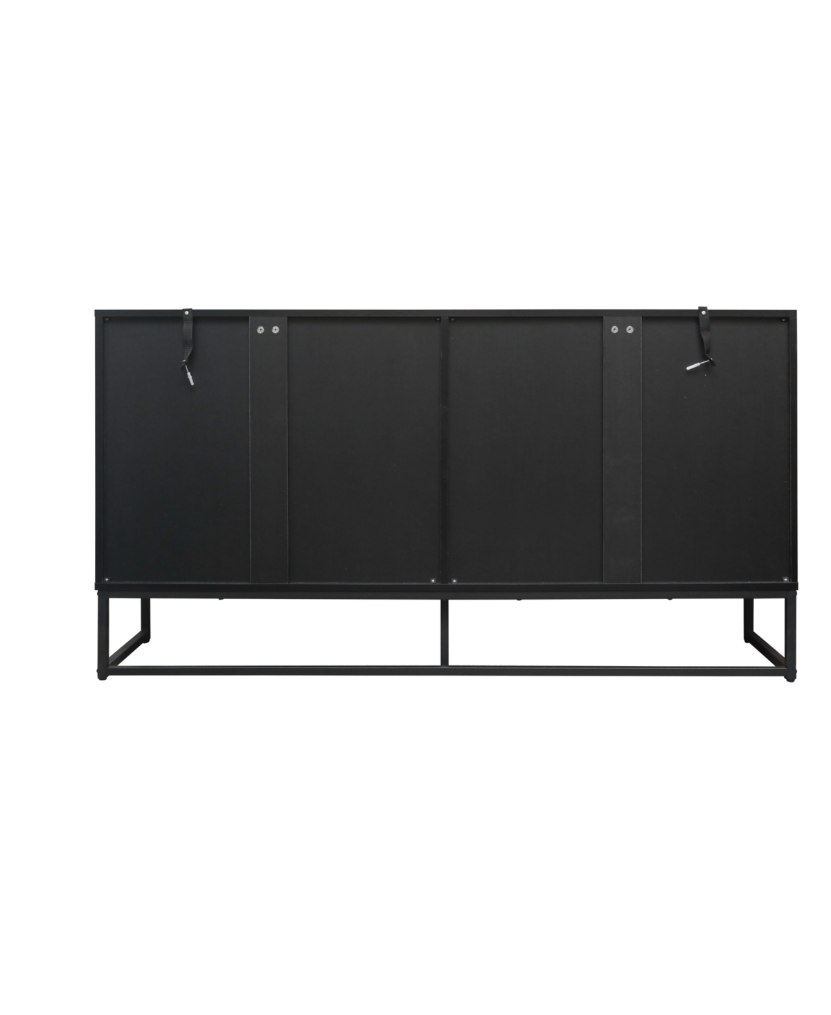 Streamdale Furniture Rattan 4-Door Sideboard Cabinet for Living & Dining Rooms